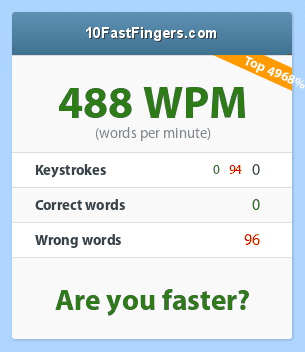 [PokeCommunity.com] Word per minute